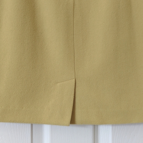 L'Officiel 80's Vintage Wool & Cashmere Blend High Waisted Mini Skirt Pear 6 - Picture 11 of 11